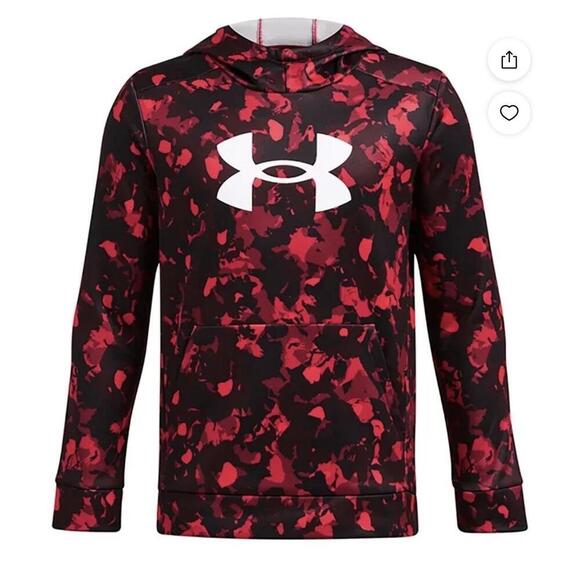 Under Armour Other - YOUTH X-LARGE NWT Under Armour Boys' Armour Fleece
Big Logo Printed Hoodie